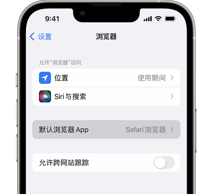 沈丘苹果手机维修店分享如何在iPhone上设置默认浏览器